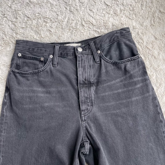 SOLD Madewell balloon leg jeans washed black noll wash MD690 28 - Picture 10 of 15